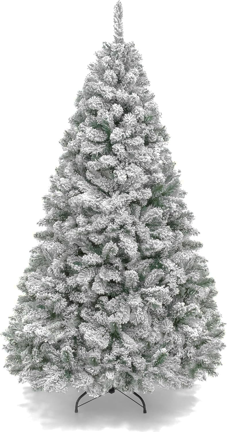 SAPIN ARTIFICIEL ILLUMINÉ ENNEIGÉ