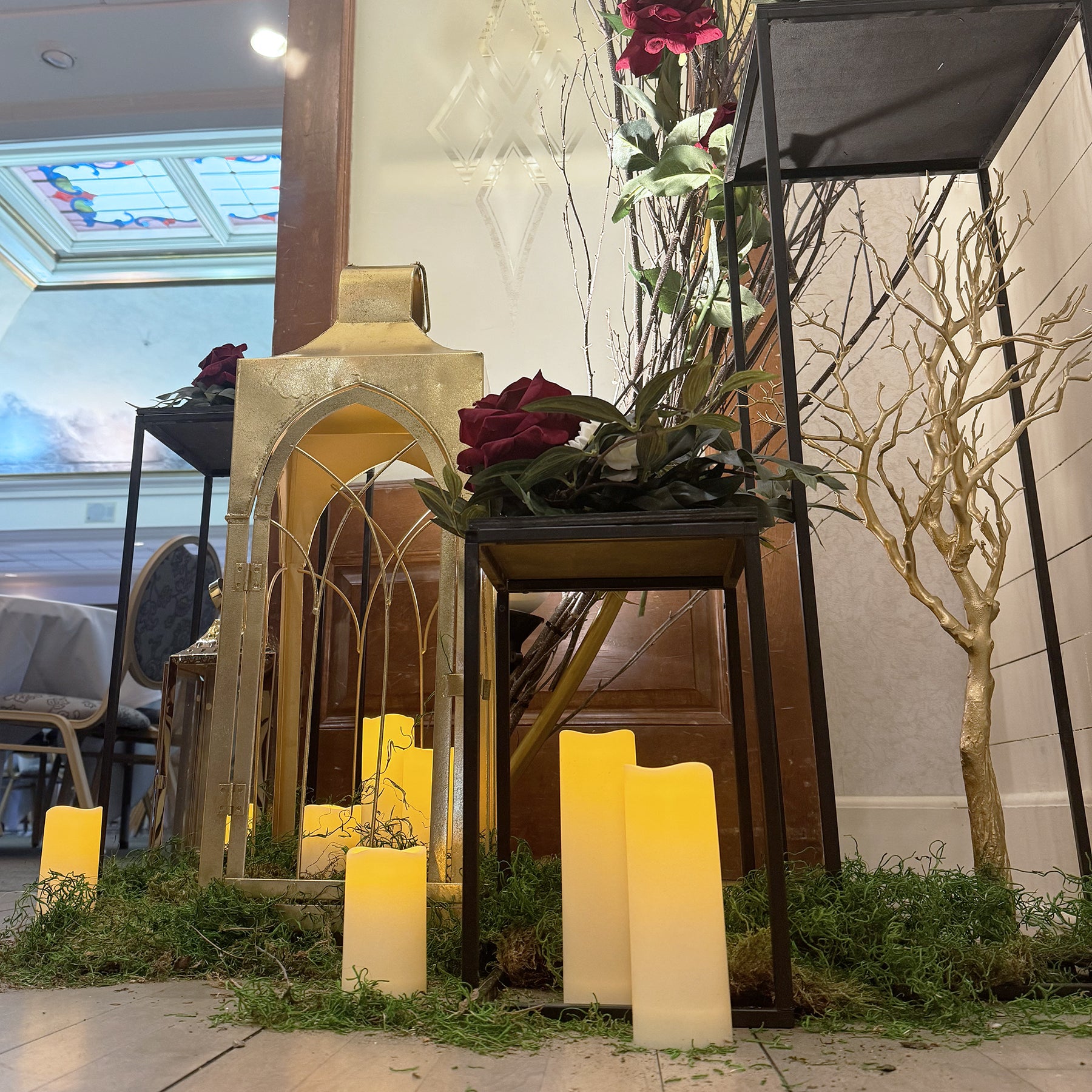 ARBRE DORÉ SUR PIED