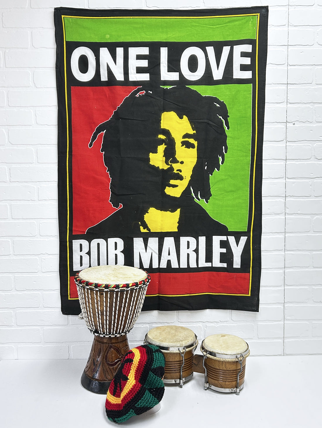 DRAPEAU BOB MARLEY