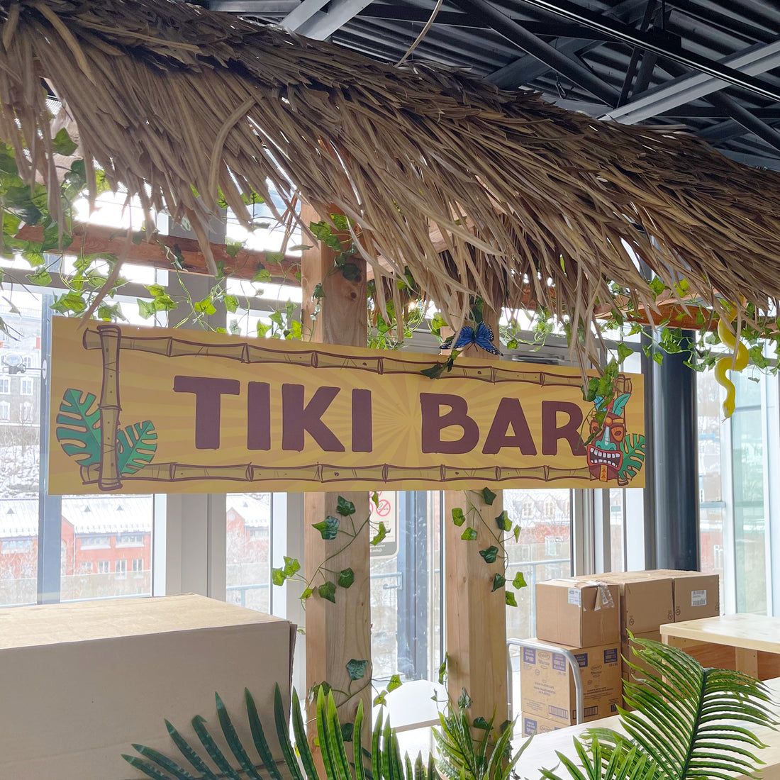 AFFICHE "TIKI BAR "