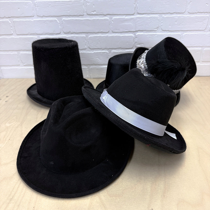 CHAPEAU DE FEUTRE NOIR