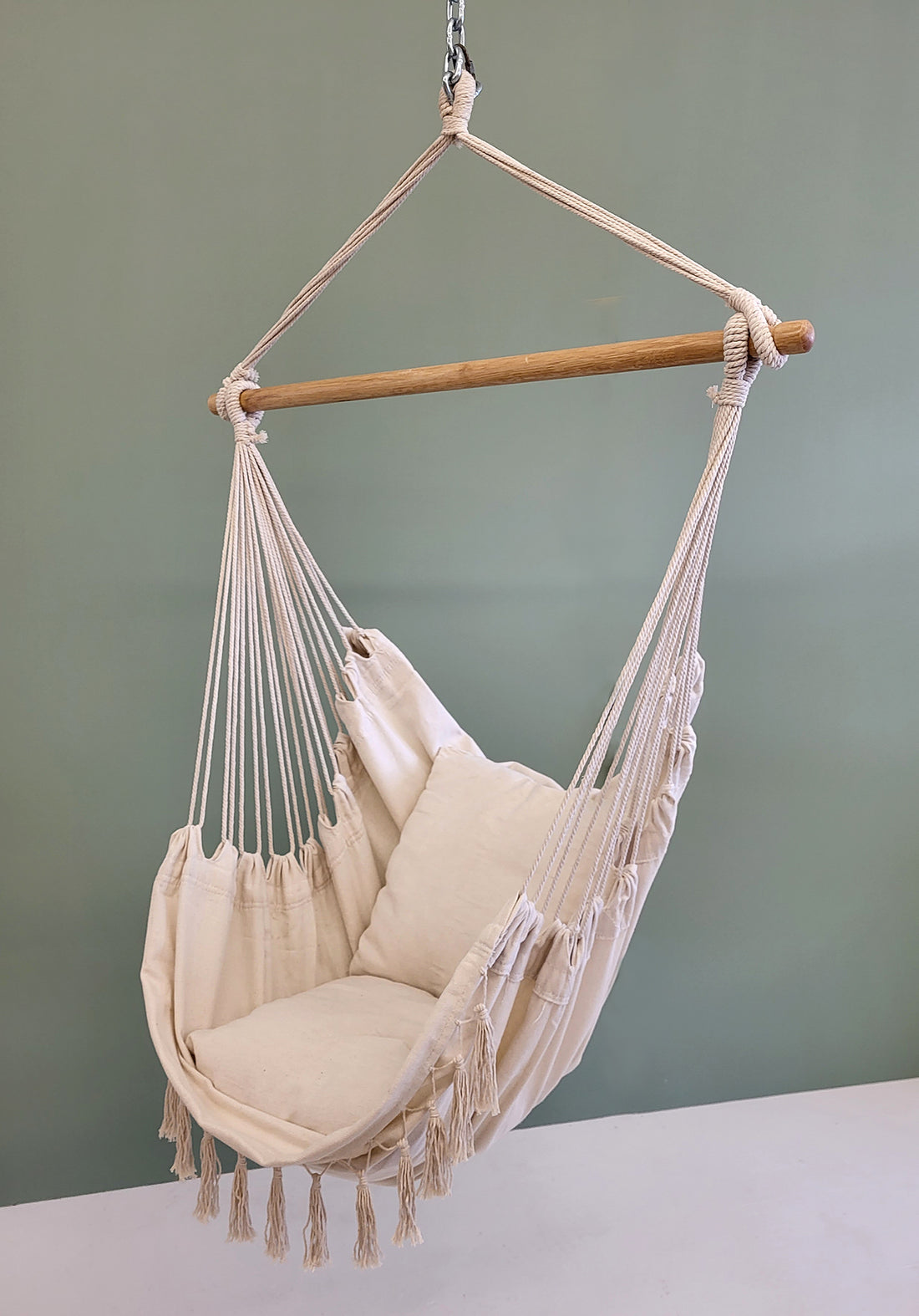CHAISE HAMAC EN MACRAMÉ