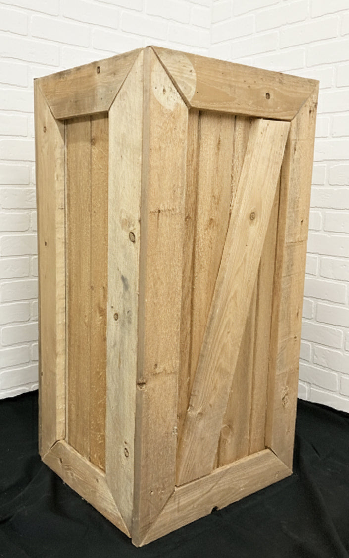 CAISSE DE BOIS STYLE GRANGE 60 po