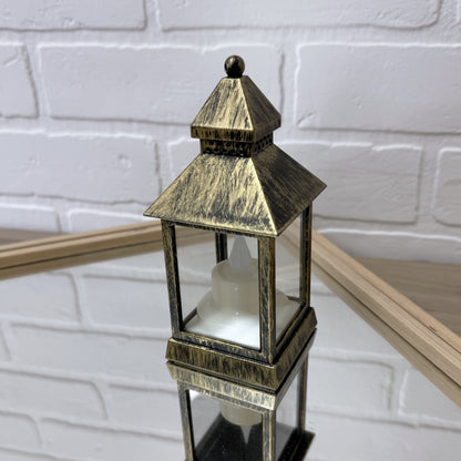 PETITE LANTERNE DORÉE LUMINEUSE