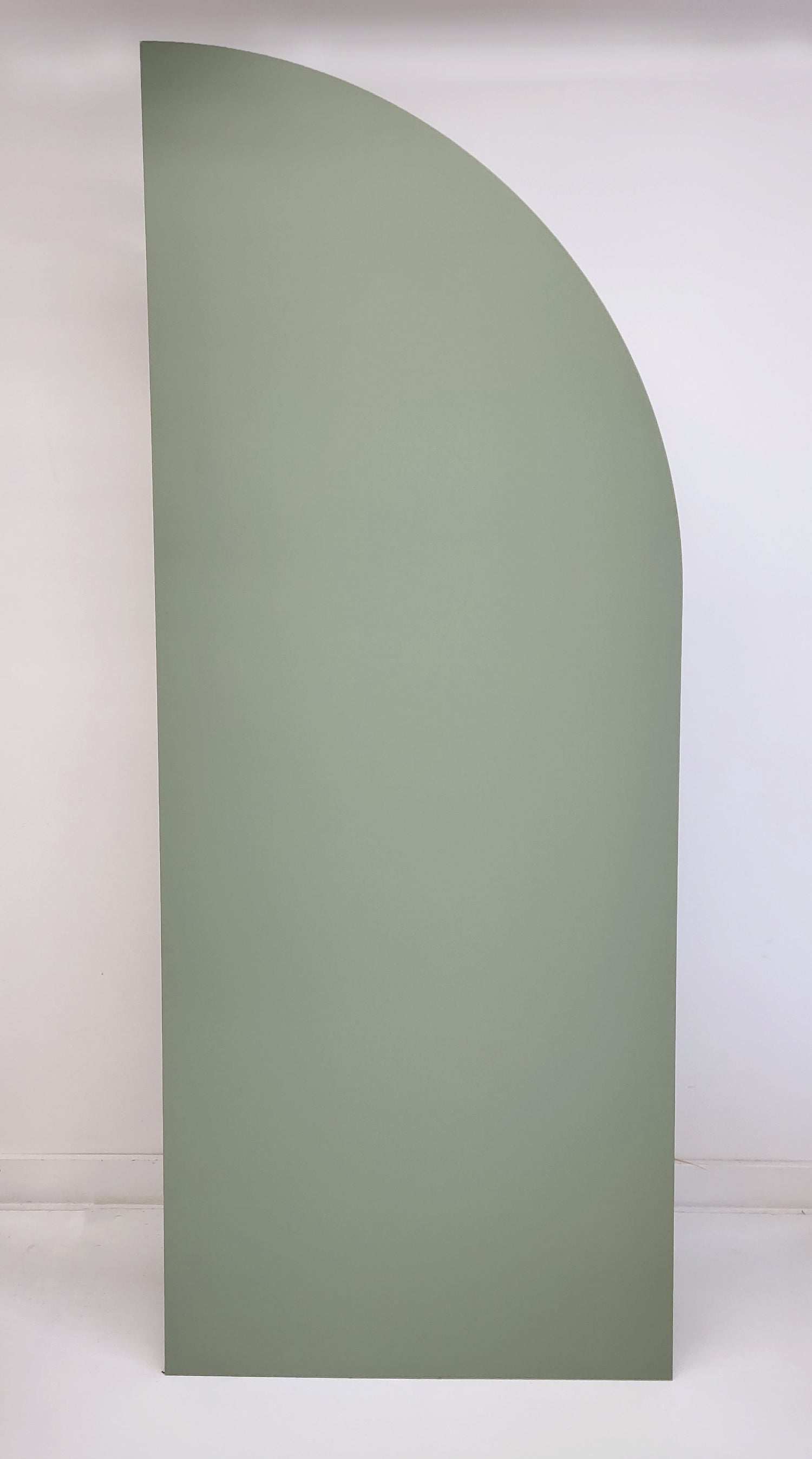 MUR AUTOPORTANT DEMI ROND VERT GRAND SAUGE