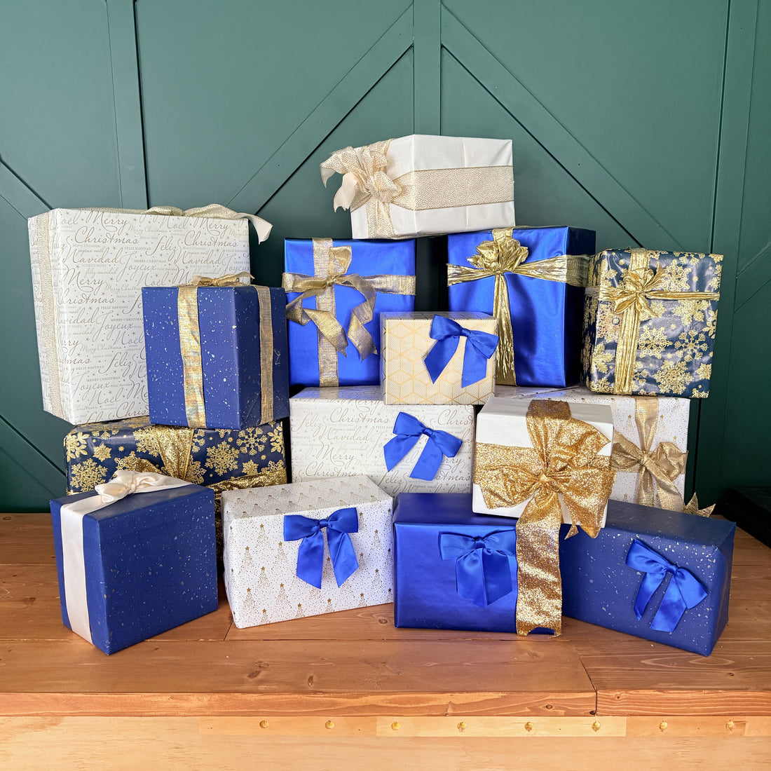 CADEAUX BLANC,OR ET BLEU