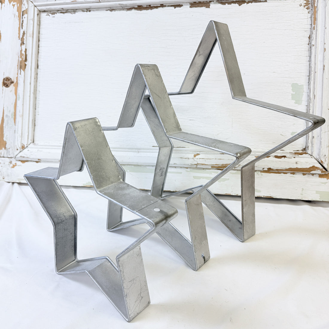 ÉTOILE DE MÉTAL AJOURÉE ARGENT