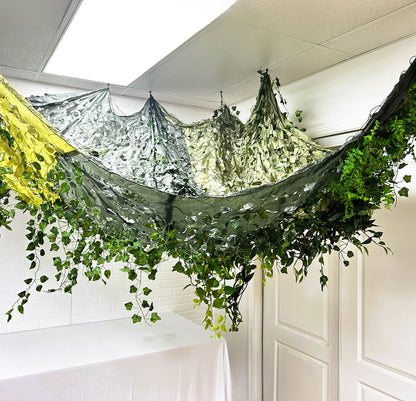 TOILE ET PLANTES TROPICALES