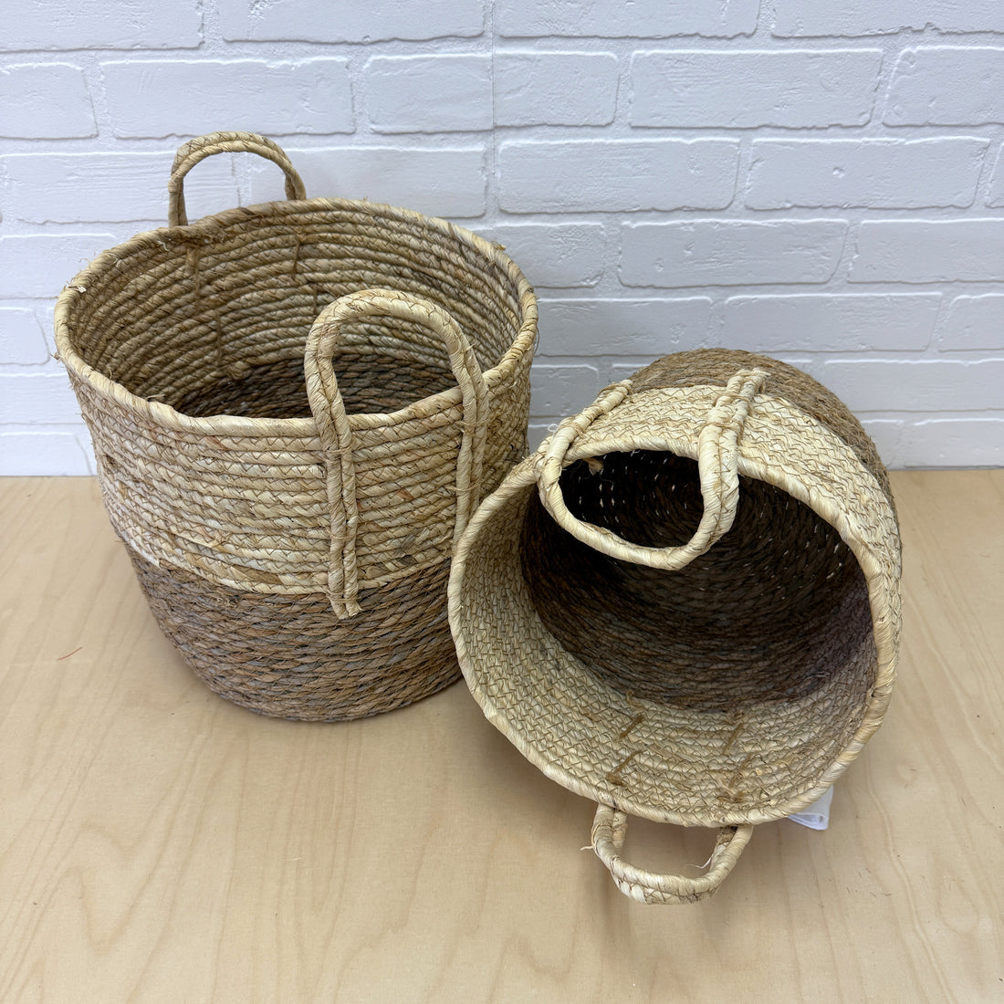 CACHE-POT EN OSIER NATUREL