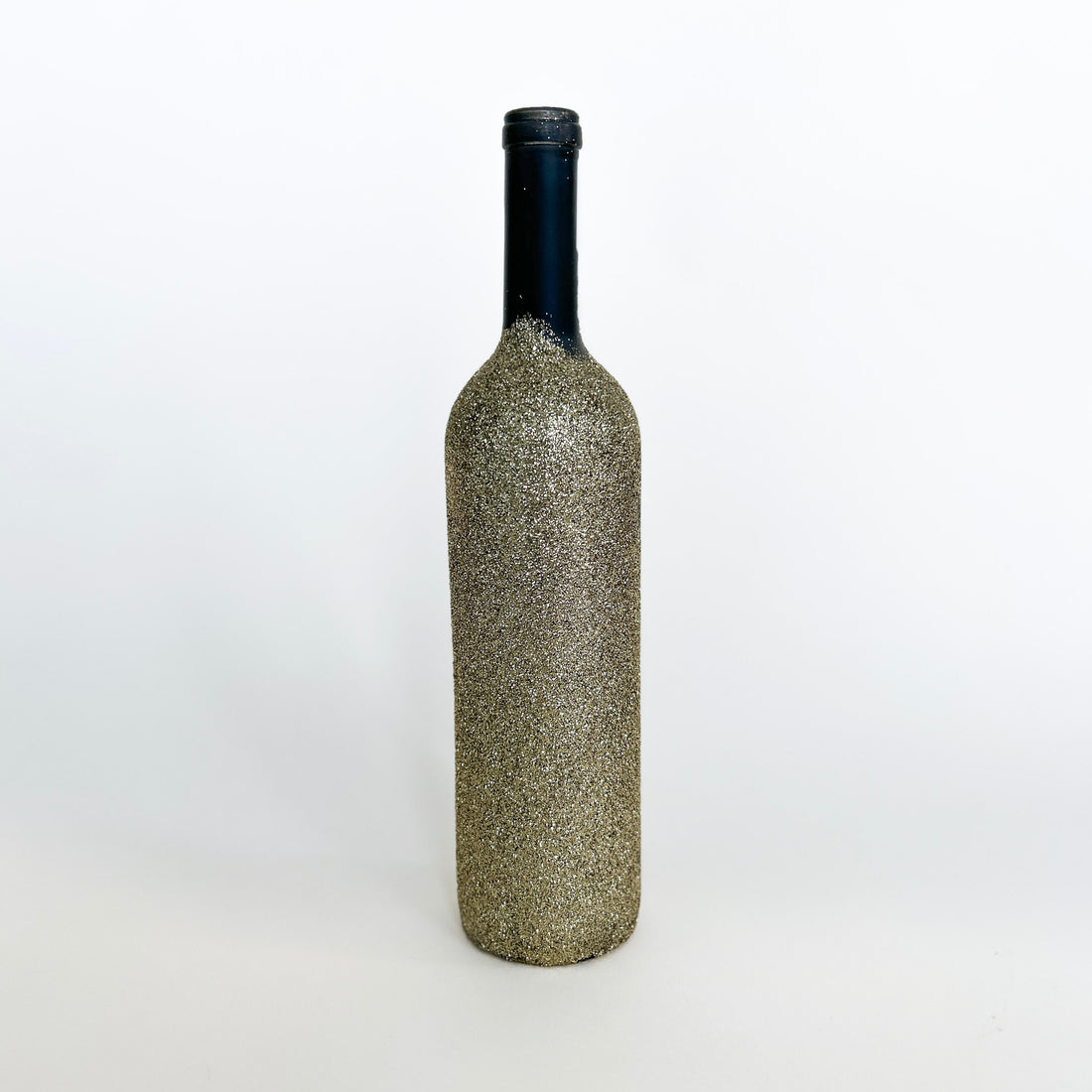BOUTEILLE DE VIN OR GLITTER