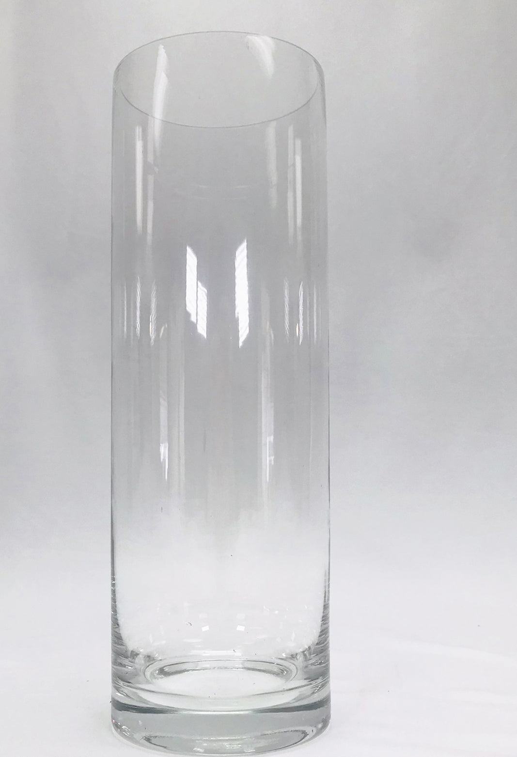 VASE EN VERRE CYLINDRIQUE
