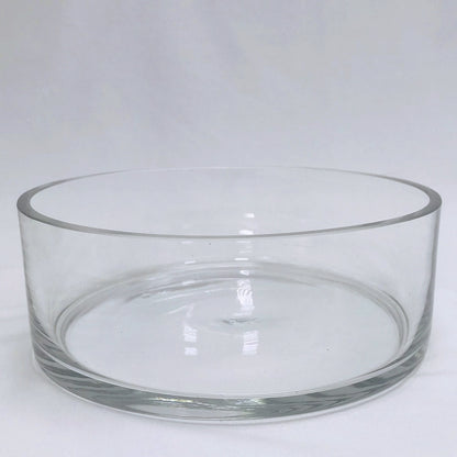 VASE EN VERRE CYLINDRIQUE